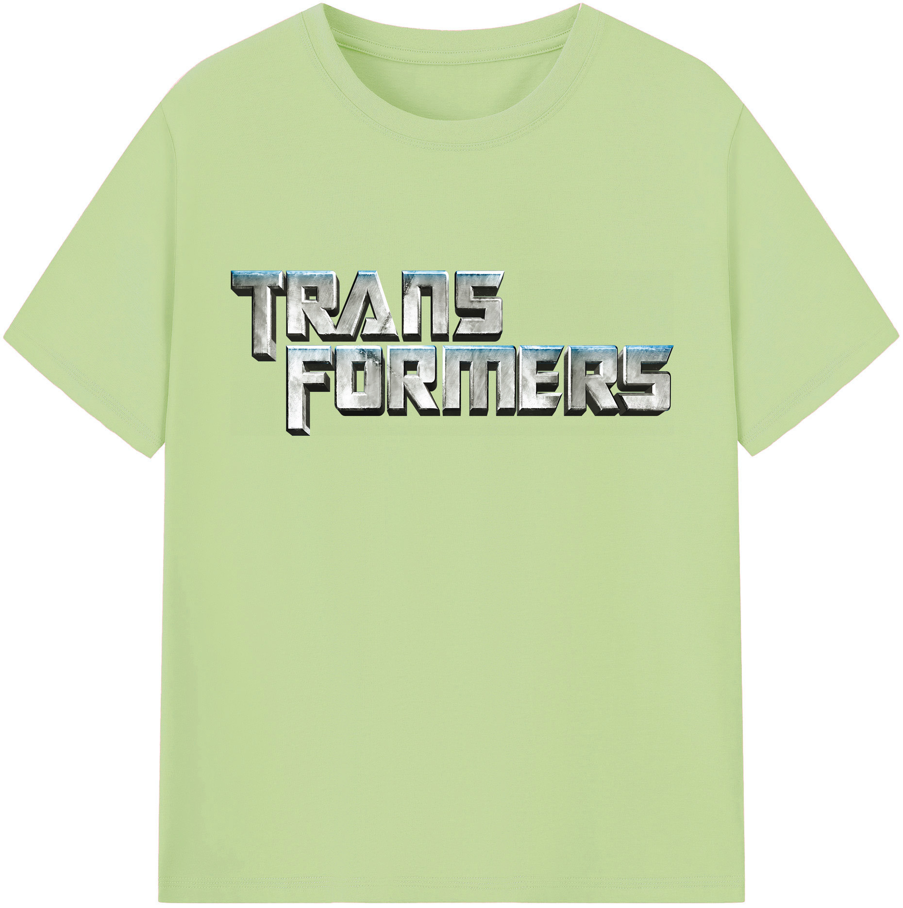 （画像用） Transformers トランスフォーマー 綿100％半袖Tシャツ（フロントプリント）